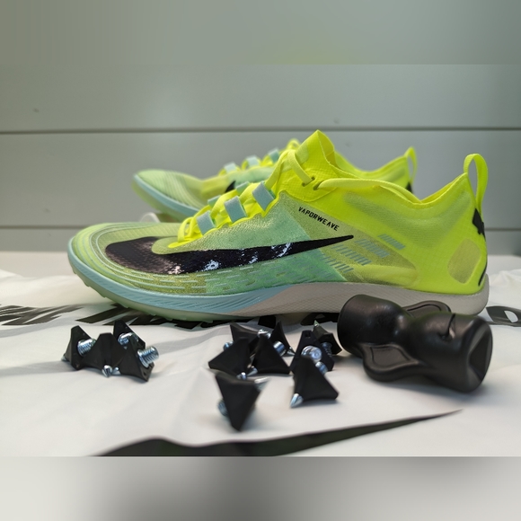 Nike Zoom Victory 5 XC Volt Mint Foam AJ0847-702 Track Field Distance Spikes 6.5 - Picture 5 of 8